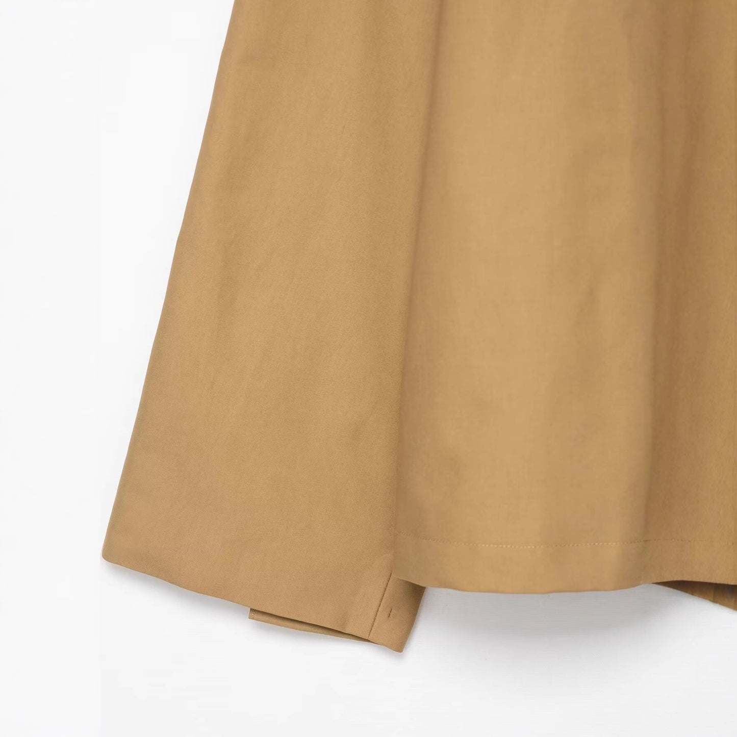 Stand collar long sleeved buttoned loose jacket for women